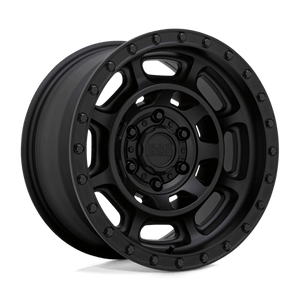 Black Rhino CONVOY Matte Black 17x8.5 -18 5x127mm 71.5mm - Wheelwiz