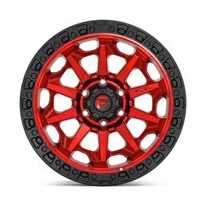 Fuel Offroad D695 COVERT Candy Red Black Bead Ring 20x9 +20 5x139.7mm 78.1mm - Wheelwiz