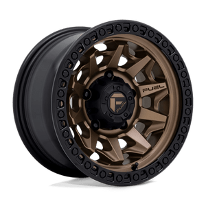 Fuel Offroad D696 COVERT Matte Bronze Black Bead Ring 15x8 -12 5x139.7mm 108mm - Wheelwiz