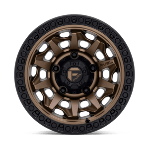 Fuel Offroad D696 COVERT Matte Bronze Black Bead Ring 15x8 -12 5x139.7mm 108mm - Wheelwiz