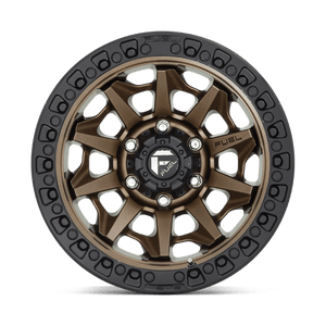 Fuel Offroad D696 COVERT Matte Bronze Black Bead Ring 17x9 -12 6x135mm 87.1mm - Wheelwiz