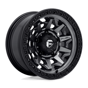 Fuel Offroad D716 COVERT Matte Gunmetal Black Bead Ring 15x8 -12 5x139.7mm 108mm - Wheelwiz