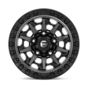 Fuel Offroad D716 COVERT Matte Gunmetal Black Bead Ring 17x8.5 +14 6x114.3mm 66.1mm - Wheelwiz
