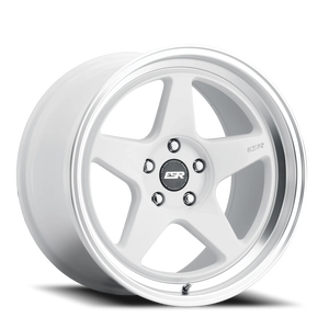 ESR Wheels CR Series CR5 Gloss White 18x8.5 +30 5x120.6mm 72.6mm