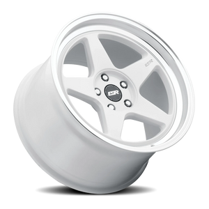 ESR Wheels CR Series CR5 Gloss White 18x8.5 +30 5x108mm 72.6mm