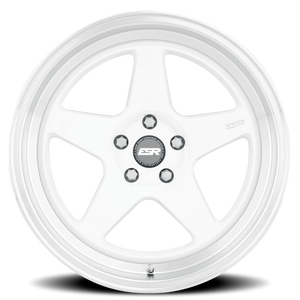 ESR Wheels CR Series CR5 Gloss White 18x8.5 +30 5x108mm 72.6mm