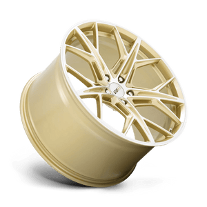 Cray HAMMERHEAD Gloss Gold W/ Mirror Cut Face 19x9 +38 5x120mm 67.1mm - Wheelwiz