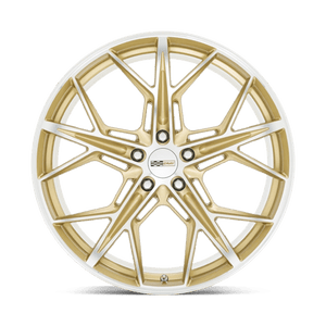 Cray HAMMERHEAD Gloss Gold W/ Mirror Cut Face 19x9 +38 5x120mm 67.1mm - Wheelwiz
