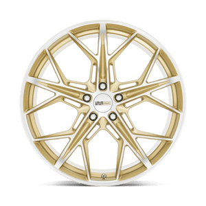 Cray HAMMERHEAD Gloss Gold W/ Mirror Cut Face 21x12 +52 5x120mm 67.1mm - Wheelwiz