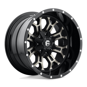 Fuel Offroad D561 CRUSH Gloss Machined Double Dark Tint 20x9 +01 8x180mm 124.2mm - WheelWiz