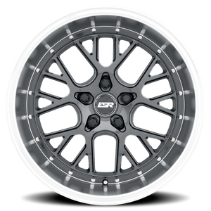 ESR Wheels CS11 Gloss Graphite Machine Lip 18x9.5 +22 5x100mm 72.6mm - Wheelwiz