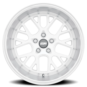 ESR Wheels CS Series CS11 Gloss White W/ Machined Lip 18x9.5 +22 5x105mm 73.1mm - Wheelwiz