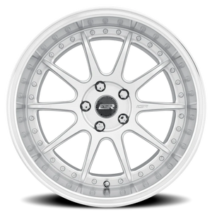 ESR Wheels CS12 Hyper Silver Machine Lip 18x8.5 +30 5x114.3mm 72.6mm - Wheelwiz