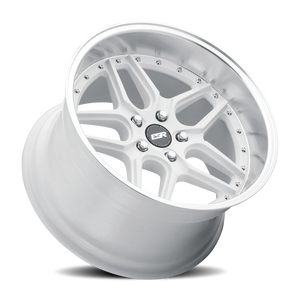 ESR Wheels CS Series CS15 Gloss White W/ Machined Lip 18x10.5 +22 5x105mm 73.1mm - Wheelwiz