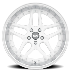ESR Wheels CS Series CS15 Gloss White W/ Machined Lip 18x10.5 +22 5x105mm 73.1mm - Wheelwiz