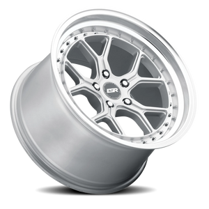 ESR Wheels CS Series CS2 Hyper Silver W/ Machined Lip 18x9.5 +35 5x114.3mm 73.1mm - Wheelwiz