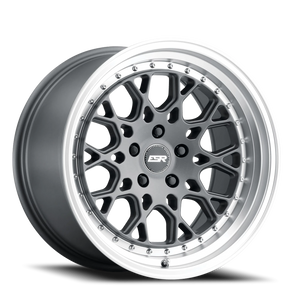 ESR Wheels CS Series CS3 Matte Graphite W/ Machined Lip 19x8.5 +30 5x114.3mm 73.1mm - Wheelwiz