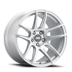ESR Wheels CS Series CS8 Hyper Silver W/ Machined Lip 19x9.5 +22 5x112mm 0mm