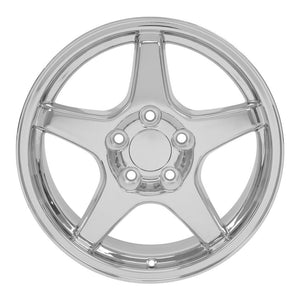 OE Wheels Replica CV01 Chrome 17x9.5 +56 5x120.65mm 70.3mm