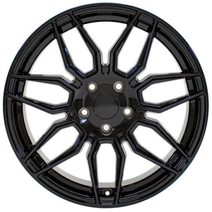 OE Wheels Replica CV03D Gloss Black 19x8.5 +52 5x120mm 66.9mm