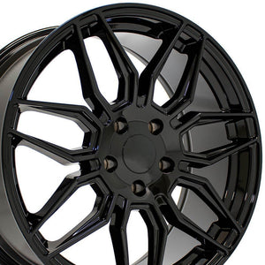 OE Wheels Replica CV03D Gloss Black 19x8.5 +52 5x120mm 66.9mm