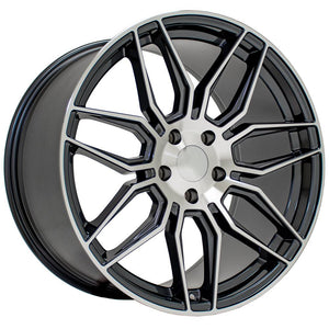OE Wheels Replica CV03D Gunmetal Machined 20x11.0 +64 5x120mm 66.9mm