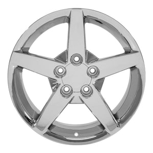 OE Wheels Replica CV06 Chrome 17x9.5 +54 5x120.65mm 70.3mm - Wheelwiz