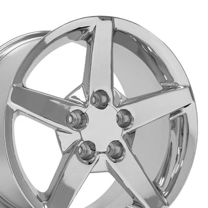 OE Wheels Replica CV06 Chrome 17x9.5 +54 5x120.65mm 70.3mm - Wheelwiz