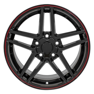 OE Wheels Replica CV07A Gloss Black 17x9.5 +54 5x120.65mm 70.3mm - Wheelwiz