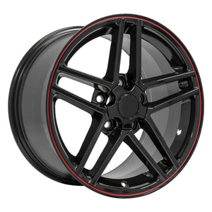 OE Wheels Replica CV07A Gloss Black 17x9.5 +54 5x120.65mm 70.3mm - Wheelwiz