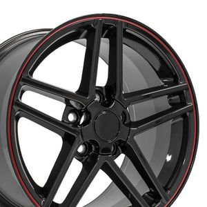 OE Wheels Replica CV07A Gloss Black 17x9.5 +54 5x120.65mm 70.3mm - Wheelwiz