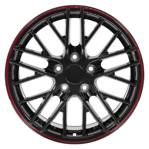 OE Wheels Replica CV08A Gloss Black 17x9.5 +54 5x120.65mm 70.3mm