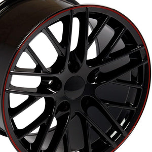 OE Wheels Replica CV08A Gloss Black 17x9.5 +54 5x120.65mm 70.3mm