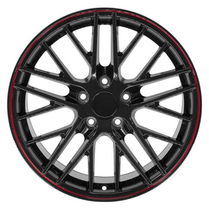 OE Wheels Replica CV08A Gloss Black 18x10.5 +56 5x120.65mm 70.3mm