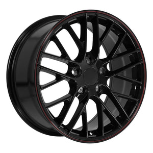 OE Wheels Replica CV08B Gloss Black 18x8.5 +56 5x120.65mm 70.3mm