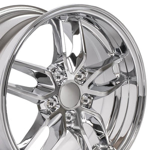 OE Wheels Replica CV18A Chrome 17x9.5 +54 5x120.65mm 70.3mm - Wheelwiz