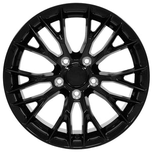 OE Wheels CV22 Gloss Black 17x9.5 +54 5x120.65|N/Amm 70.3mm - Wheelwiz
