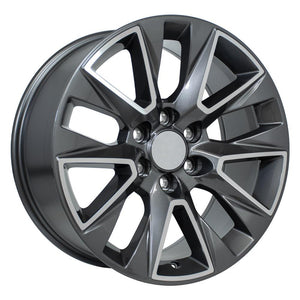 OE Wheels CV26 Gloss Gunmetal Machined 20x9 +28 6x139.7|N/Amm 78.1mm - Wheelwiz