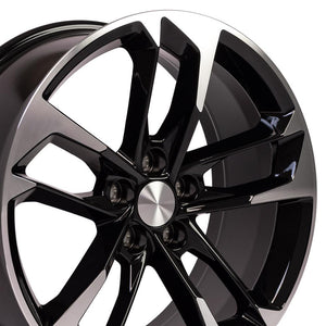 OE Wheels Replica CV29 Black Machined 20x8.5 +25 5x120mm 67.1mm - Wheelwiz