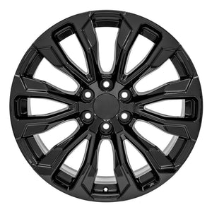 OE Wheels Replica CV30 Gloss Black 22x9.0 +28 6x139.7mm 78.1mm - Wheelwiz