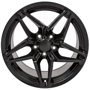 OE Wheels Replica CV31 Gloss Black 18x10.5 +56 5x120.65mm 70.3mm