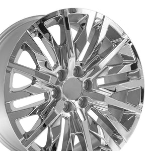 OE Wheels CV33 Chrome 22x9 +28 6x139.7|N/Amm 78.1mm - Wheelwiz