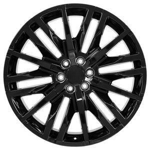 OE Wheels CV33 Gloss Black 24x10 +28 6x139.7|N/Amm 78.1mm - Wheelwiz