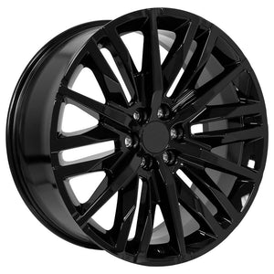 OE Wheels CV33 Gloss Black 24x10 +28 6x139.7|N/Amm 78.1mm - Wheelwiz