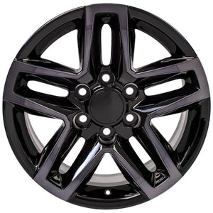 OE Wheels Replica CV34 Black Machined with Tinted Clear 18x8.5 +28 6x139.7mm 78.1mm - Wheelwiz