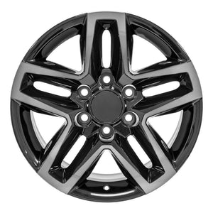 OE Wheels Replica CV34B Black Machined with Tinted Clear 18x8.5 +26 6x139.7mm 78.1mm - Wheelwiz