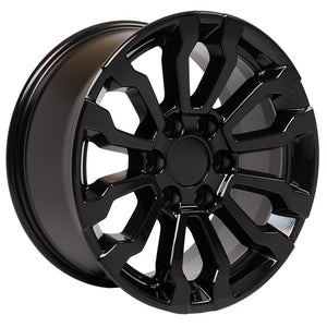OE Wheels Replica CV35 Gloss Black 18x8.5 +24 6x139.7mm 78.1mm - Wheelwiz