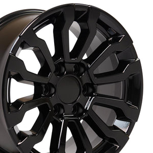 OE Wheels Replica CV35 Gloss Black 18x8.5 +24 6x139.7mm 78.1mm - Wheelwiz