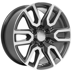 OE Wheels Replica CV36 Gunmetal Machined 20x9.0 +24 6x139.7mm 78.1mm - Wheelwiz