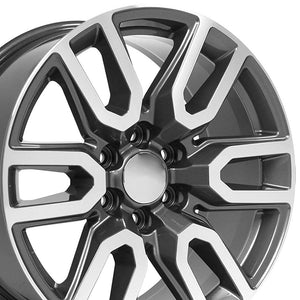 OE Wheels Replica CV36 Gunmetal Machined 20x9.0 +24 6x139.7mm 78.1mm - Wheelwiz